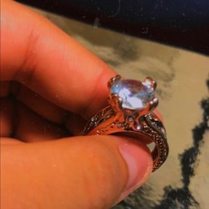 10 18k rose gold plated rings